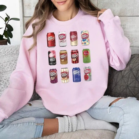 Dr. Pepper sweatshirt, soda sweatshirt, pop sweatshirt a812