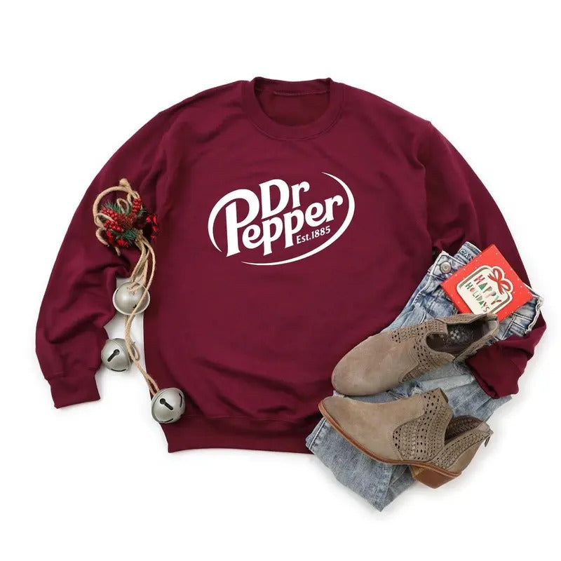 Dr Peppeer Est 1885 Sweatshirt, Dr Peppeer Lover Shirt, Gift, Trendy Shirt, Womens Shirts, Gift for friends Hoodie