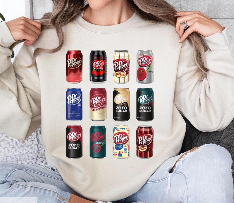 Dr Pepper Drink Sweatshirt, Dr Pepper Sweater