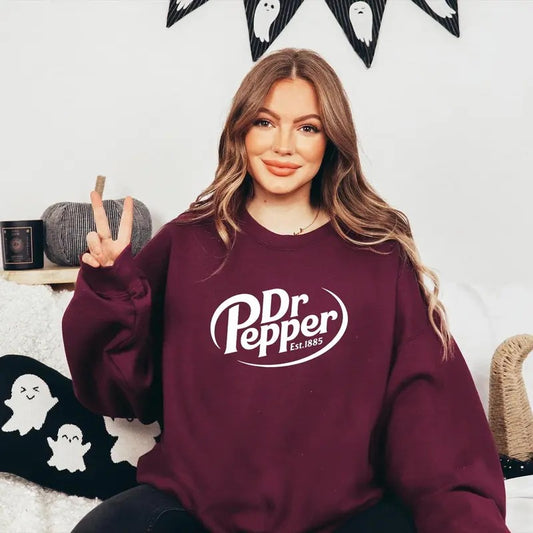 Dr Pepper Est 1885 Sweatshirt, Dr Pepper Soda Lover Hoodie, Dr Pepper Hoodie T-shirt