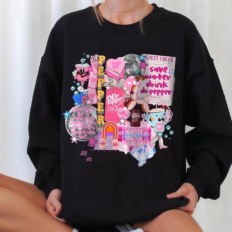 Dr Pepper Girly Shirt, Dr pepper addict Sweatshirt, Dr Pepper T-Shirt, short vintage  tees