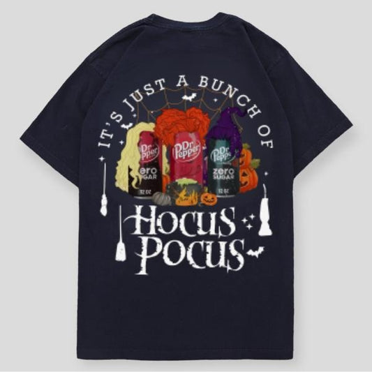 Dr Pepper Halloween Hocus Pocus Shirt, Halloween Women's Shirt, Halloween Gift tshirt, Dr Pepper King Of Baverages
