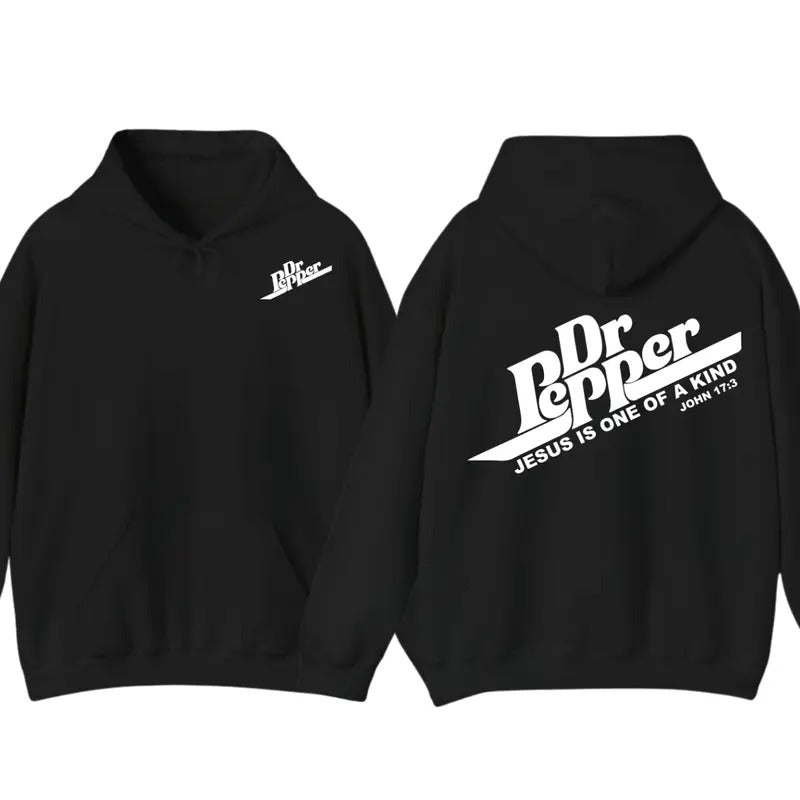 Dr Pepper Jesus Adult Unisex Garment-Dyed T-shirt Hoodie, Gift For Men For Women, Trendy Shirt Sweatshirt | DripVista.com