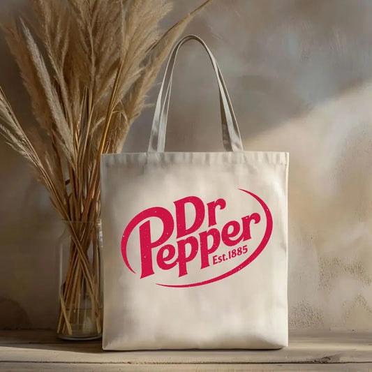 Dr Pepper Lover Tote Bag, I'm Just a Girl Tote Bag, Dr Pepper Accessories, Dr Pepper Christmas Gift, Dr Pepper Gift, Croquette Tote Bag