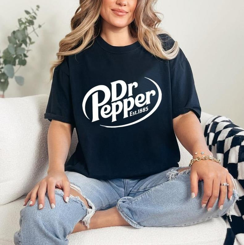 Dr Pepper Shirt Dr Pepper Lover, Universal Graphic Tee Tshirt, Full Color, For Men, For Women