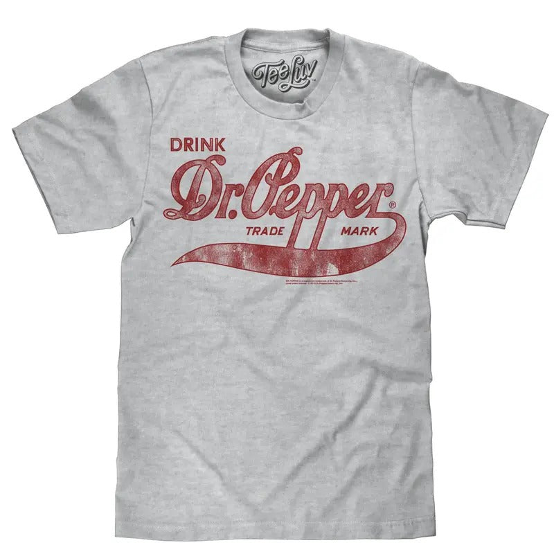 Dr Pepper Signature T-Shirt - Gray