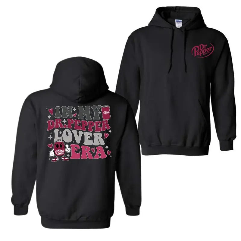 Dr Pepper Soda 2 Sided T-Shirt Sweatshirt Hoodie, In My Dr Pepper Lover Era Shirt For Men, For Women | DripVista.com