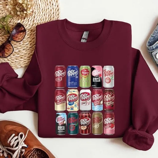 Dr Pepper Sweatshirt, Dr Pepper Christmas Shirt, Dr Pepper Sweatshirt, Christmas Gift for Dr Pepper Lover