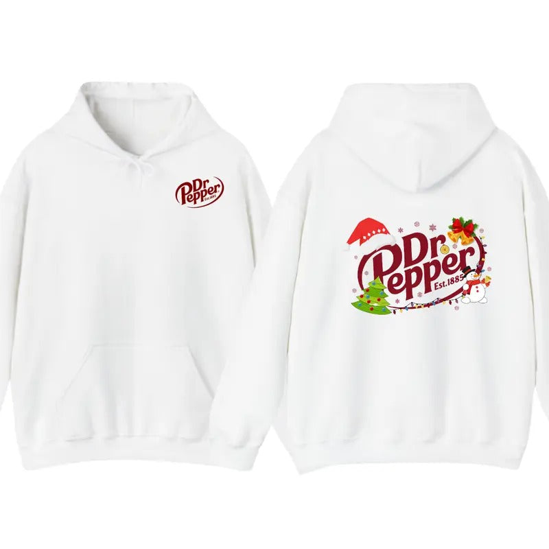 Dr pepper Christmas Hoodie For Men and Women, Trendy Hoodie Unisex Fashion T-Shirts, Sweatshirt | DripVista.com