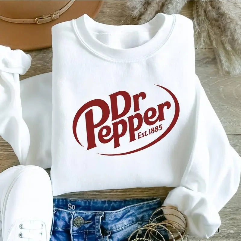 Dr. Pepper Sweatshirt, Dr Pep.per Lover, Dr Pepper Gift, Gift for Girlfriend T-Shirts, Hoodie | DripVista.com