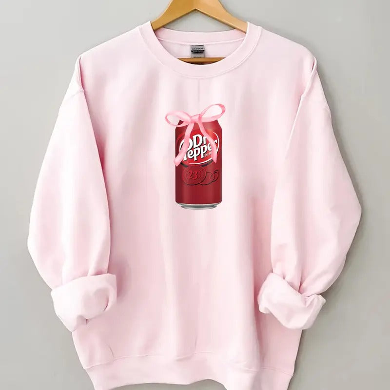 Dr. Pepper Sweatshirt, Soda Dr Pepper Gift For Her, Dr Pepper Lover, Dr Pepper Gift, Soda Shirt, Pop Sweater, Drinking...