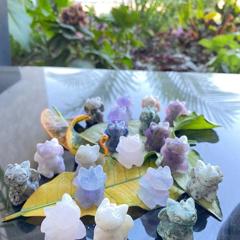Dragon  Crystal Home Ornament Handmade Sculpture