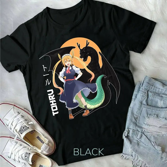 Dragon Maid Tohru Kobayashi-san Chi no Maid Dragon new top Unisex T-Shirt S-4XL