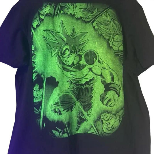 Dragon Men's T-Shirt with Graphic Design Featuring Dragon Character and Floral Elements - Menswear, Top Tshirt