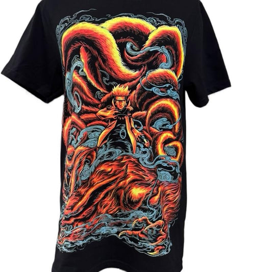 Dragon Rojo Men's T-Shirt - Short Sleeve Crewneck with Vibrant Graphic Design, Ideal for Casual Wear and Street Style - Streetwear, Tshirt, Top, Menswear, Animal, Tropical, Shortsleeve
