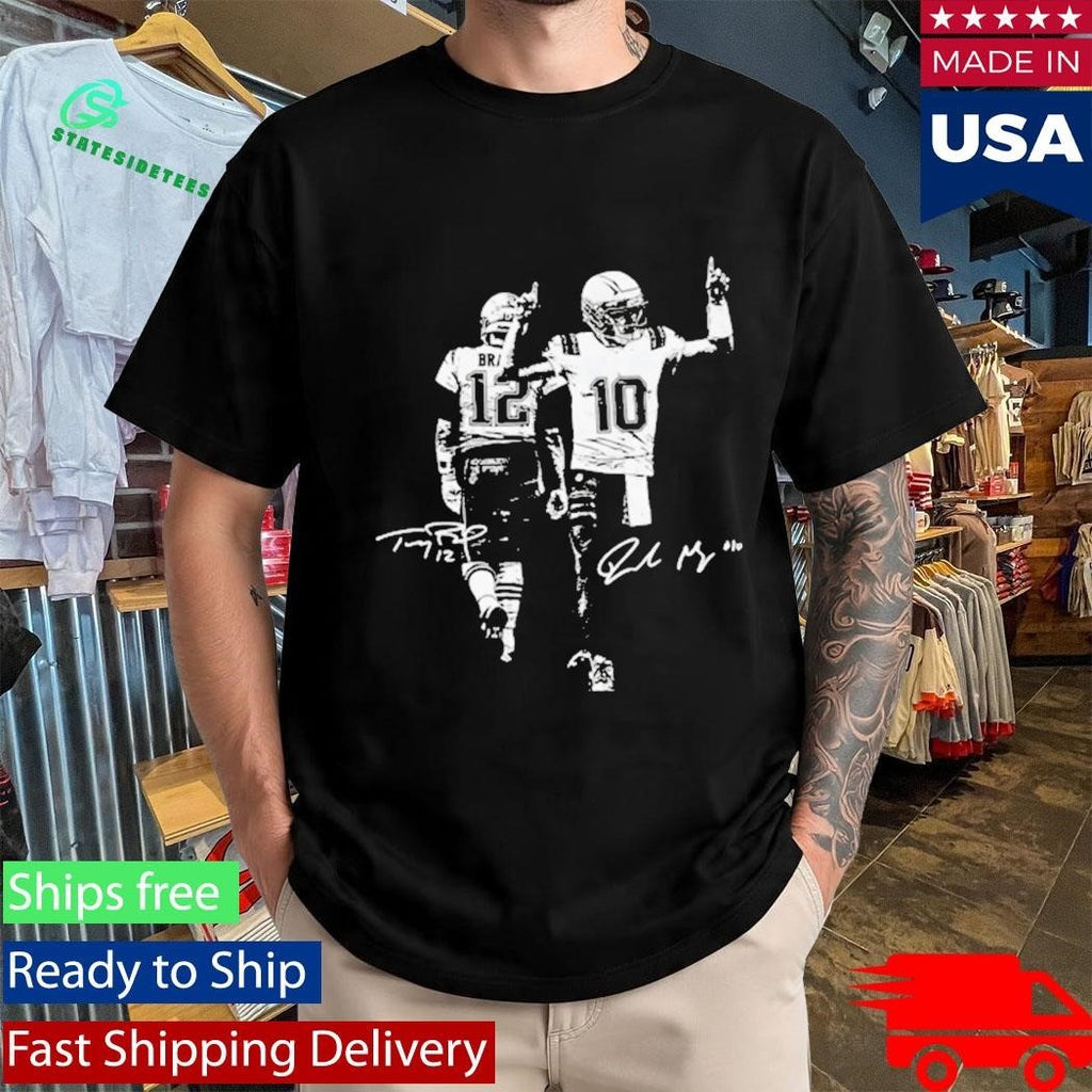 Drake Maye And Tom Signature Shirt
