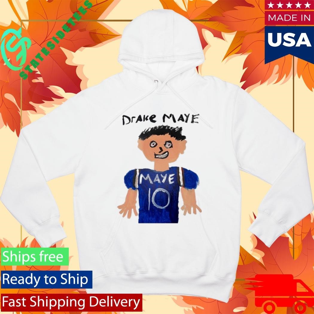 Drake Maye Painting White Shirt