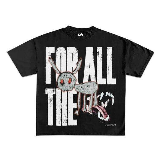 Drake Unisex Cotton Tee with Classic Crewneck and Graphic Print