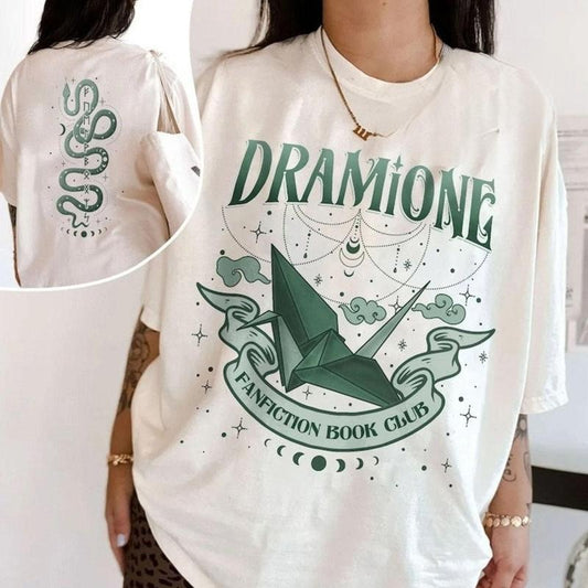 Dramione Fanfiction Shirt - Romantic Literary Tee, Perfect for Book Lovers, Cozy and Stylish, Fantasy Romance, Unique Gift for Potterheads