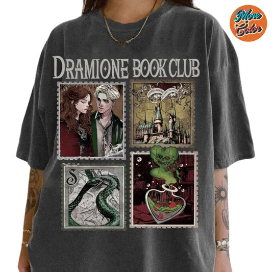 Dramione Manacled Malfoy Manor Granger Vintage Shirts, Cotton Unisex T-Shirt, Crew Neck, Size S- 3XL, Menswear Top, Womenswear Top Underwear Streetwear
