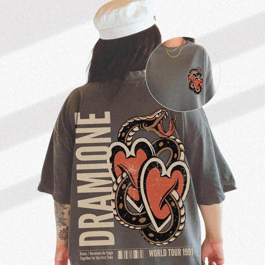 Dramione Tee UNISEX Comfort Colors Manacled Shirt Dracotok Hermione Tee Oversized T Shirt Potter Fanfic T Dramione Merch Universal Vacation