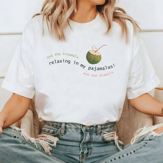 Dranala Coconut Shirt Sweatshirt Hoodie, End The Dramala And Traumala, Kamala Harris Shirt, Funny Kamala Shirt, Trendy Tee, Election 2024