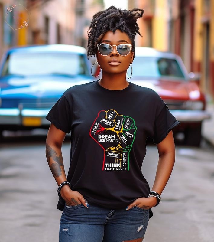 Dream-Think-Speak, Black History Month Shirt, Independence Day, Juneteenth Gifts, Juneteenth T-shirt Design, Think Shirt