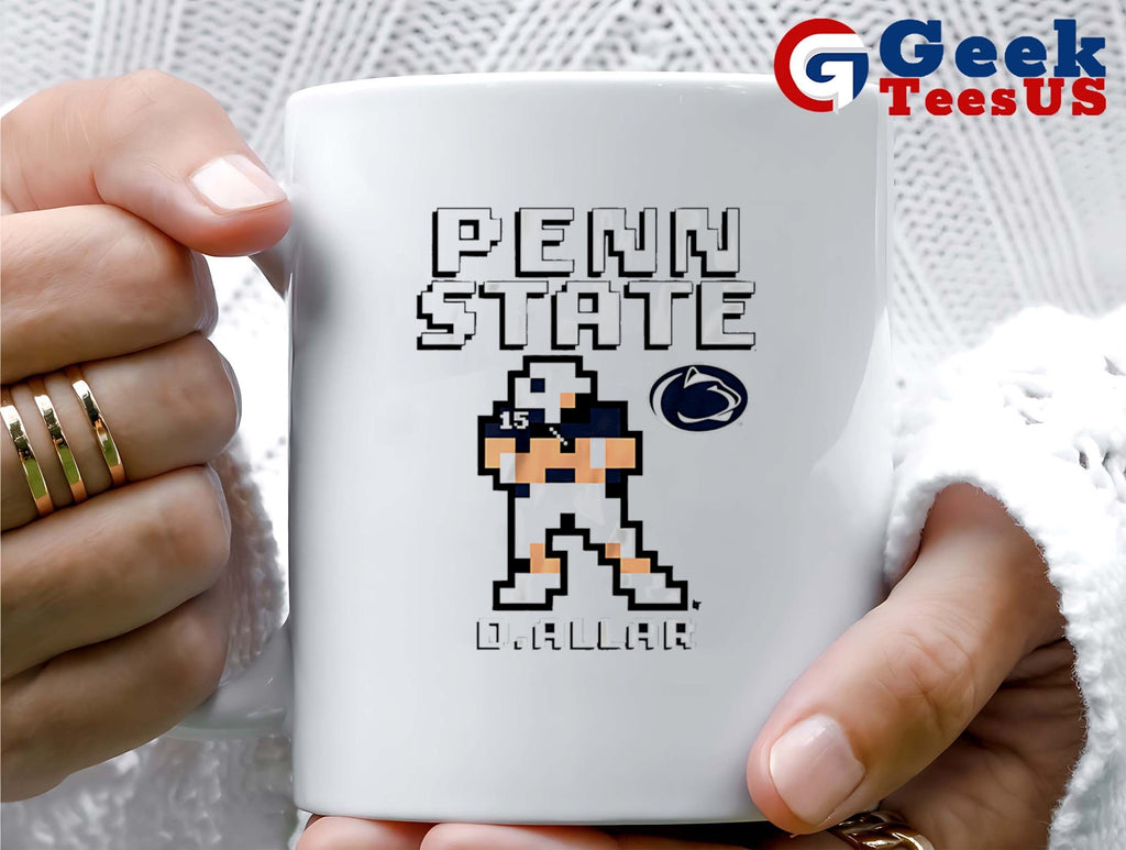 Drew Allar Penn State Nittany Lions football 8 bit retro baller shirt