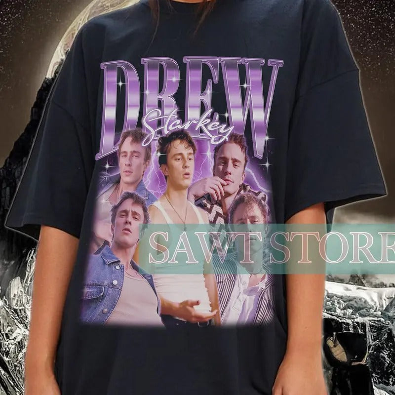 Drew Starkey Vintage Shirt , Drew Starkey Homage Tshirt , Drew Starkey Fan Tees , Drew Starkey Retro 90S Sweater , Drew Starkey Merch Gift