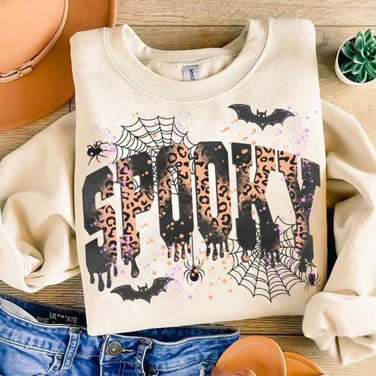 Drip Halloween Shirt, Retro Halloween Spooky Coquette Sweatshirt, Hoodie, T-Shirt, Halloween Shirt, Spooky Shirt, Halloween Girly Shirt