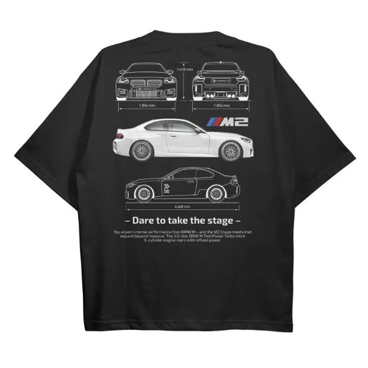 Drive in Style: Car-Themed T-Shirts, G87 M2 BluePrint T-Shirt, G87 M2 BluePrint Technical Specs T-Shirt, Racing Shirt, Sport Car Shirt