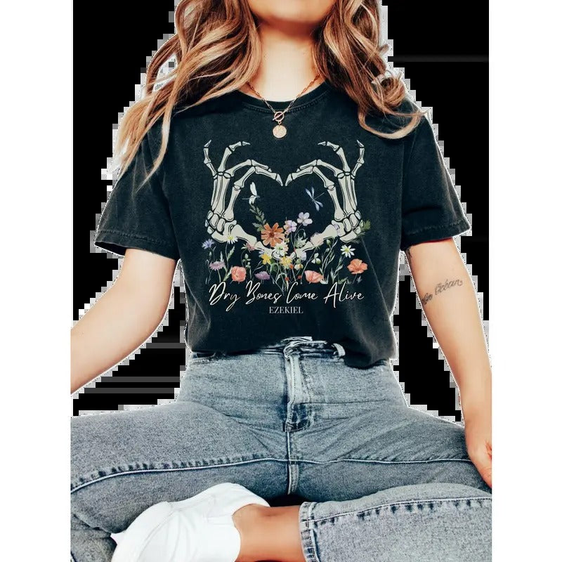 Dry Bones Come Alive| Christian Halloween Shirt| Skeleton Shirt|Jesus Shirt, throne of glass book merch