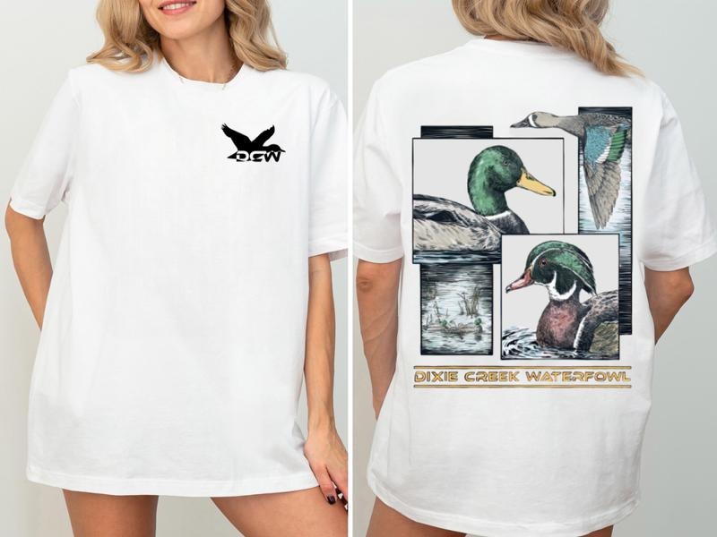 Duck T-Shirt for Men & Women | Casual Summer Crew Neck Tee | Comfy Cotton Regular Fit Hoodie, Sweatshirt | DripVista.com
