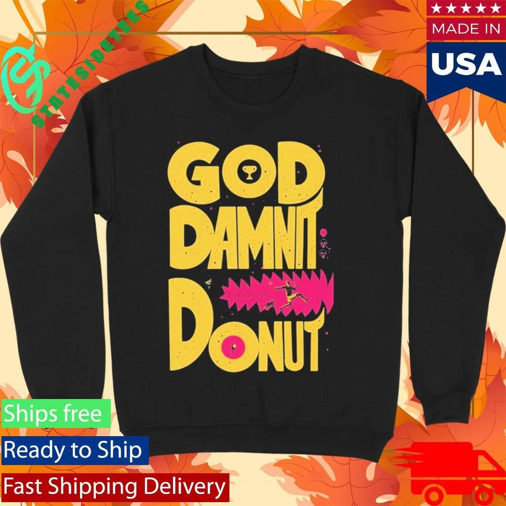 Dungeon Crawler Carl God Damnit Donut T-Shirt