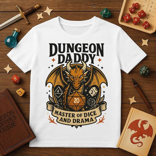 Dungeon Daddy Present Boyfriend Husband Premium Crewneck TShirt , Bella + Canvas 3001