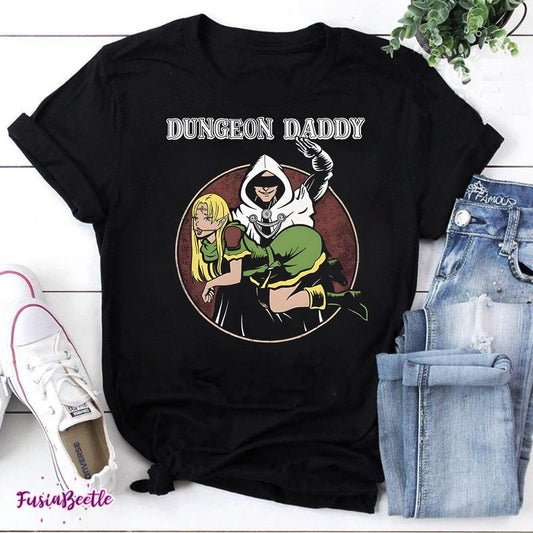 Dungeon Daddy Vintage TShirt, Dungeon And Dragon Shirt, Funny Dungeon Daddy Shirt, Love Dungeon Daddy Shirt
