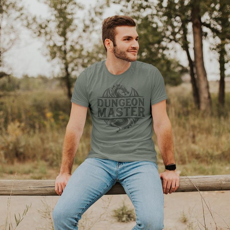 Dungeon Master T Shirt, Geek Gift, 20 Sided Dice Shirt, Dungeons And Dragons Tee, D & D Game Player, Rpg Roleplaying Tee, Critical Hit Tee