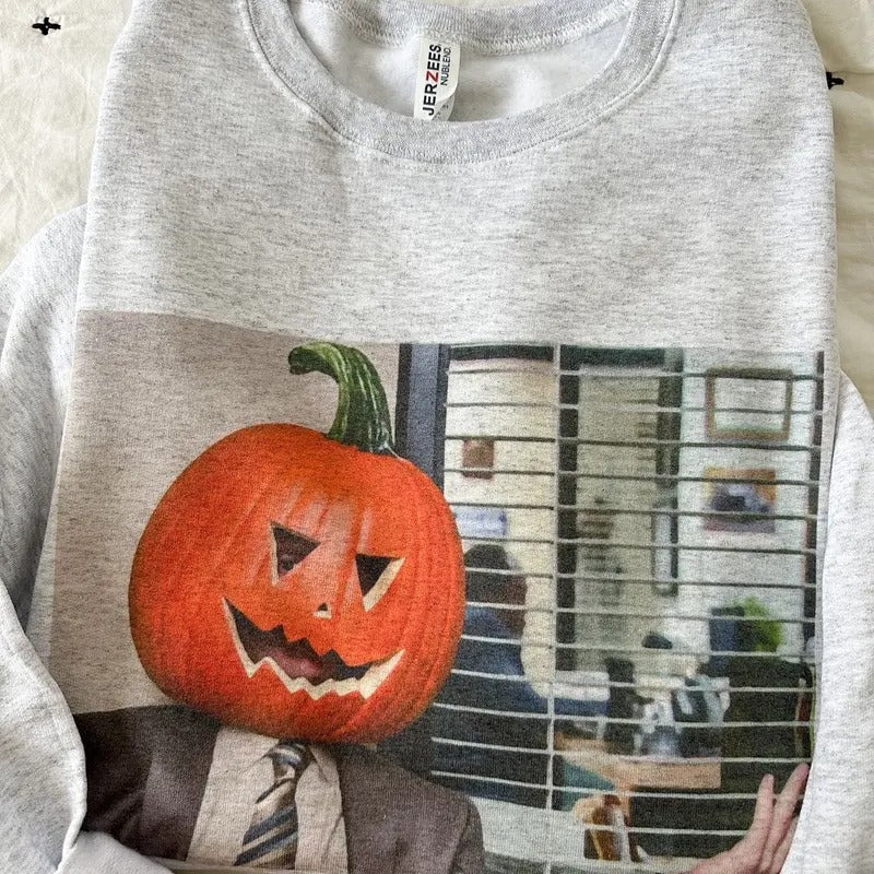 Dwight Pumpkin Sweatshirt T-Shirts, Hoodie | DripVista.com
