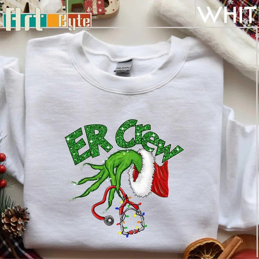 ER Crew Sweatshirt, Emergency Department Shirt, Christmas Emergency Department Sweatshirt, Gift For Nurse, Gift for Christmas