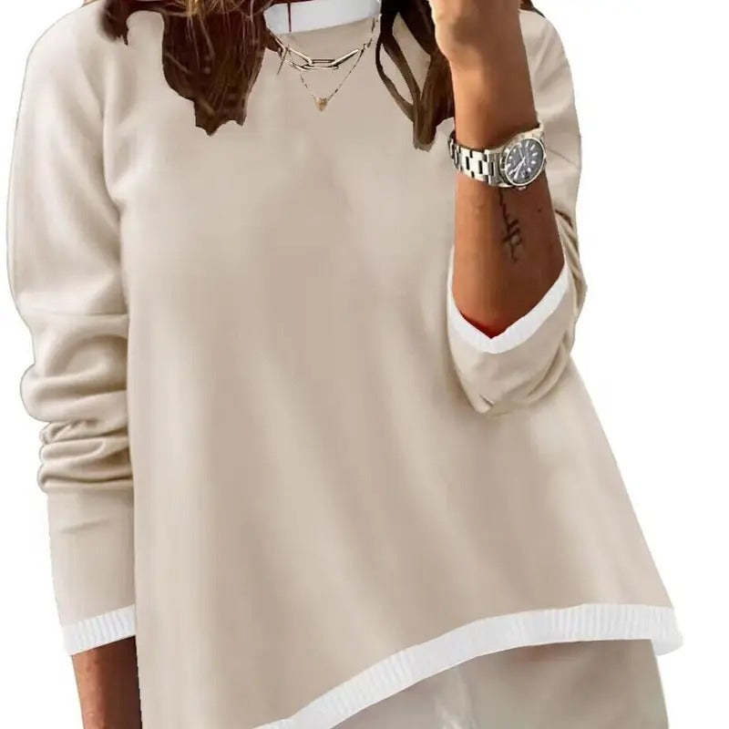 ETYCC Spring & Summer Women'WB shield Couple Fashion Shirts, Cotton Ribbed Knitted Tops, Long Sleeve Sweaters Casual...