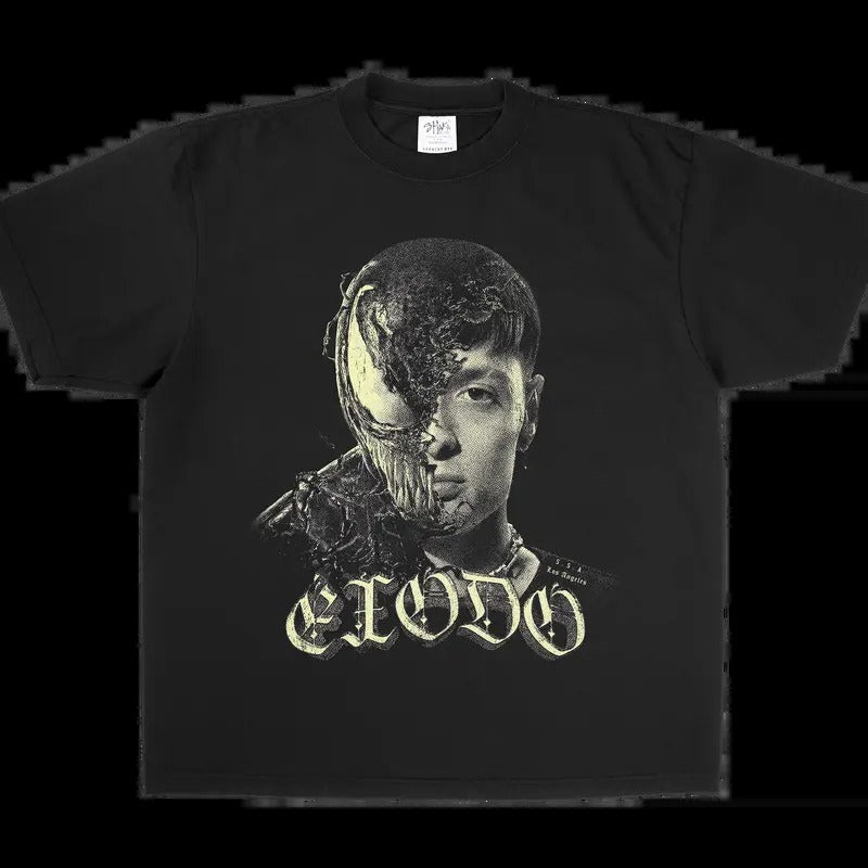 EXODO Peso BIG HEAD Shirt Concert Merch Tour-=%2= graphic=%2=-=%2=-=%2=