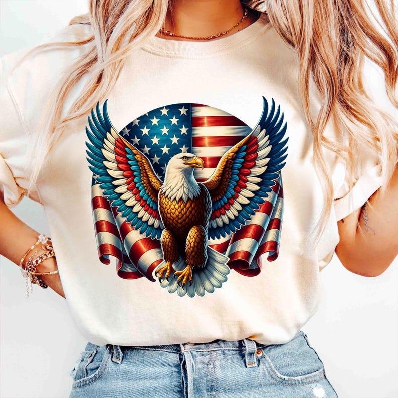 Eagle America shirt, Independence Day, 4th of July tshirt, cross 4th of july tshirt, christian memorial day shirt,...