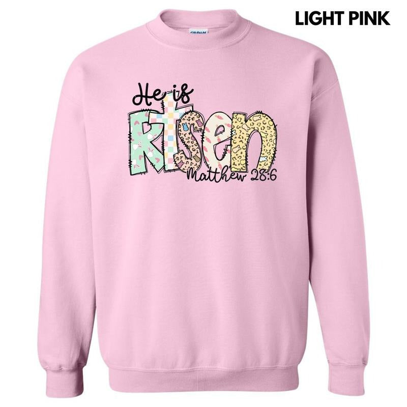 Easter He Is Risen Sweatshirt 'NLB'