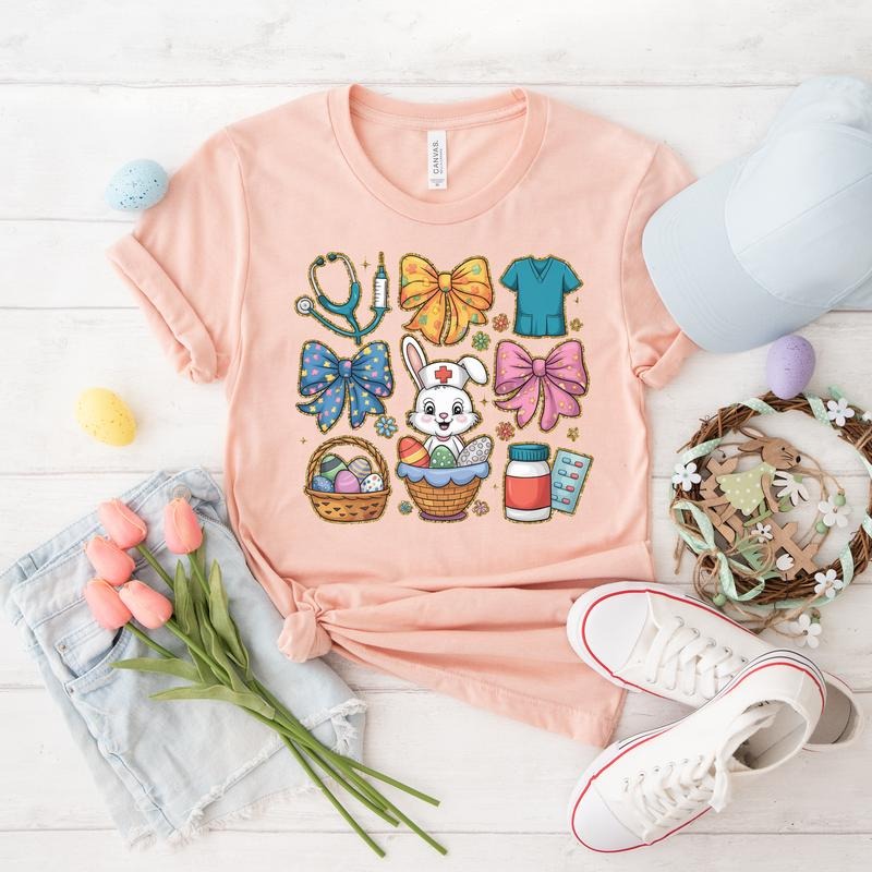 Easter Nurse DTF Transfers - THIS IS NOT A SHIRT