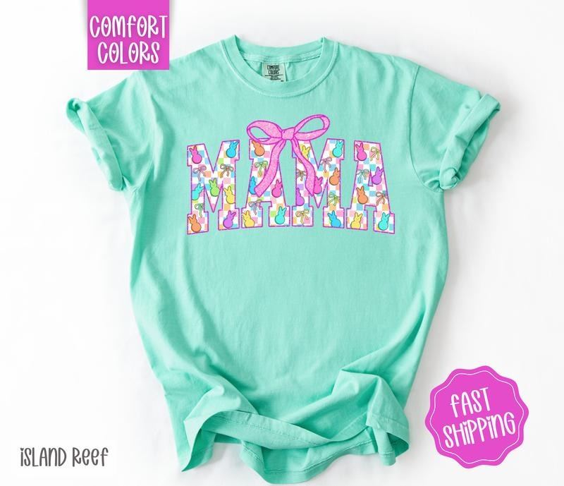 Easter Peep Mama Shirt Comfort Colors, Easter Tshirt, Trendy Mom Tee, Gift for Her Hoodie, Sweatshirt | DripVista.com