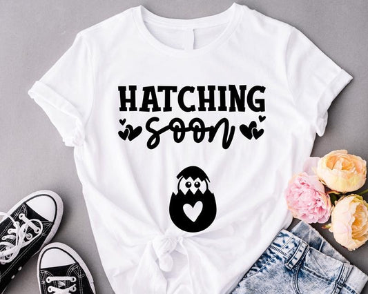 Easter Pregnancy Announcement Shirt, Coming Soon T-Shirt, Baby Reveal Gift Shirt For Mom, New Mama To Be Tee, Pregnant Wife Gift Short Sleeve.
