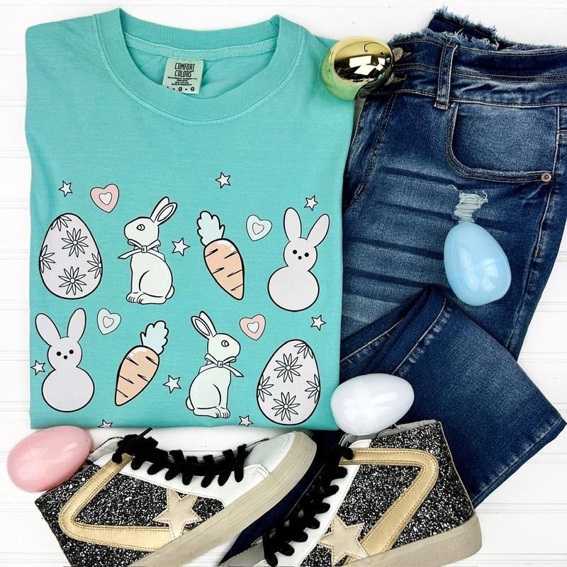Easter Things Comfort Colors T-Shirt Hoodie, Sweatshirt | DripVista.com