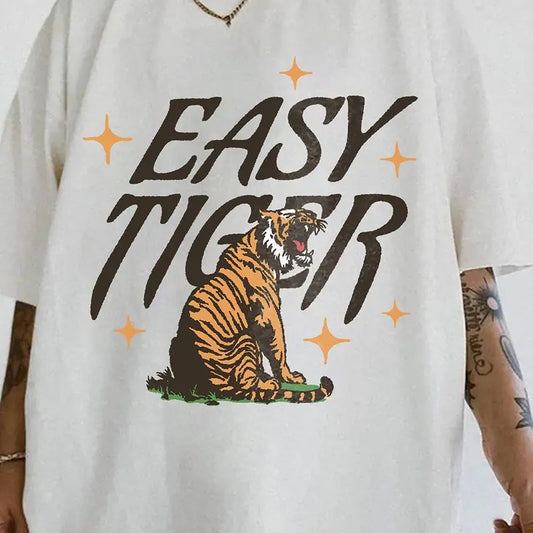 Easy Tiger Vintage Inspired Graphic Tee For Women