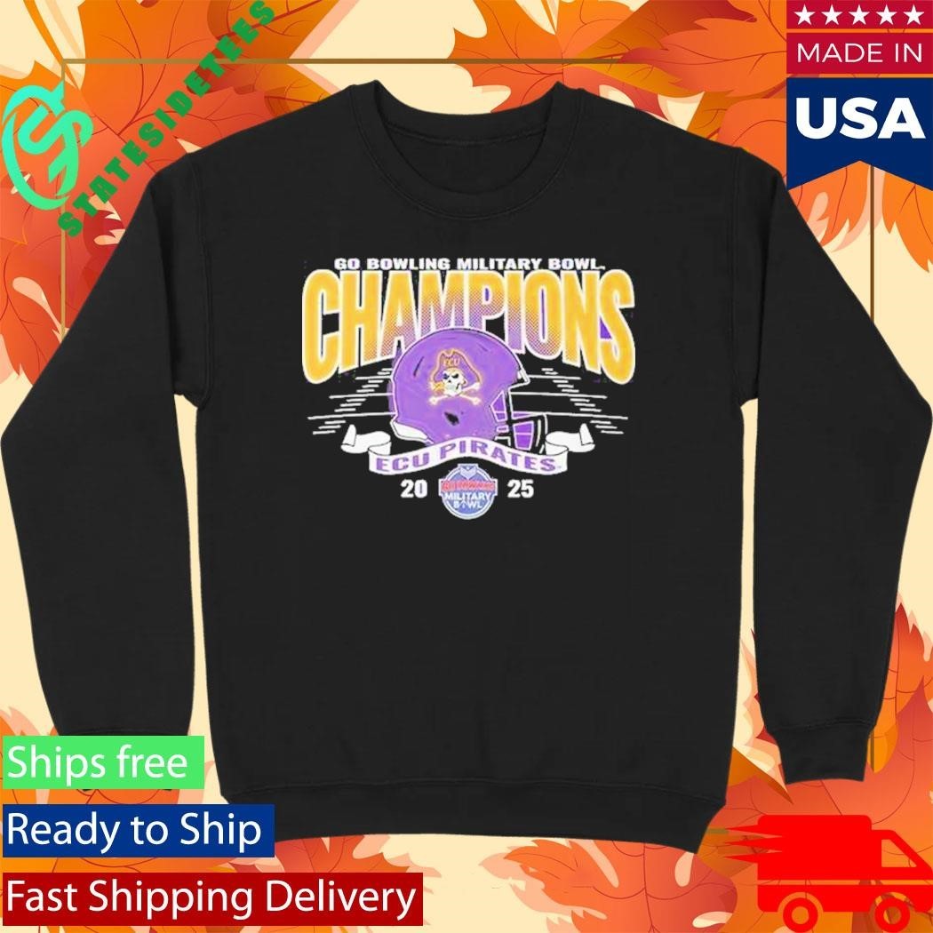 Ecu Pirates 2025 Military Bowl Champions Shirt