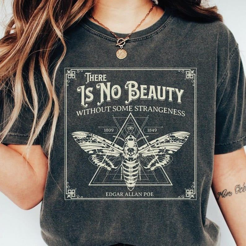 Edgar Allan Poe Shirt Poe  Top Womenswear